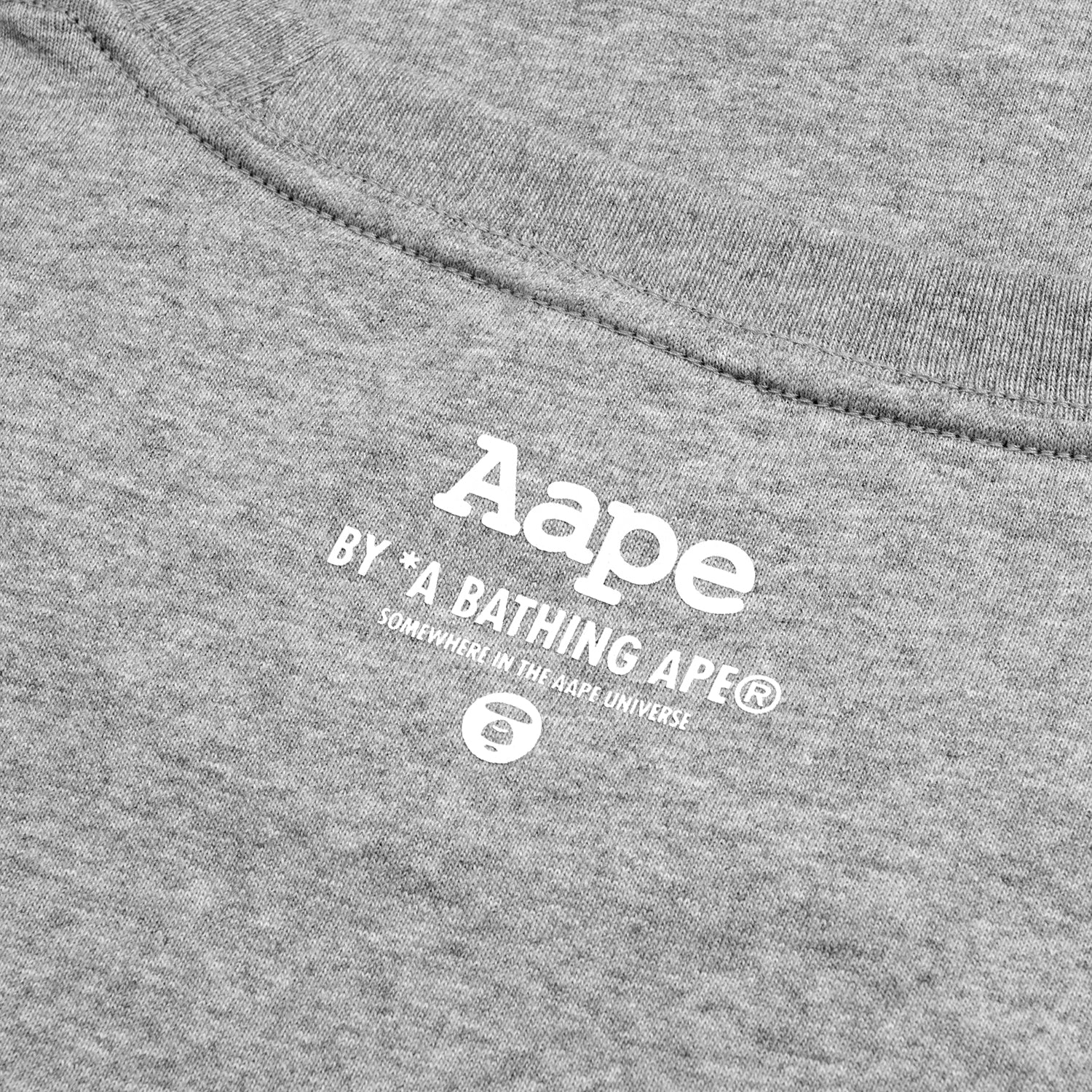 AAPE TONAL APE FACE POCKET TEE