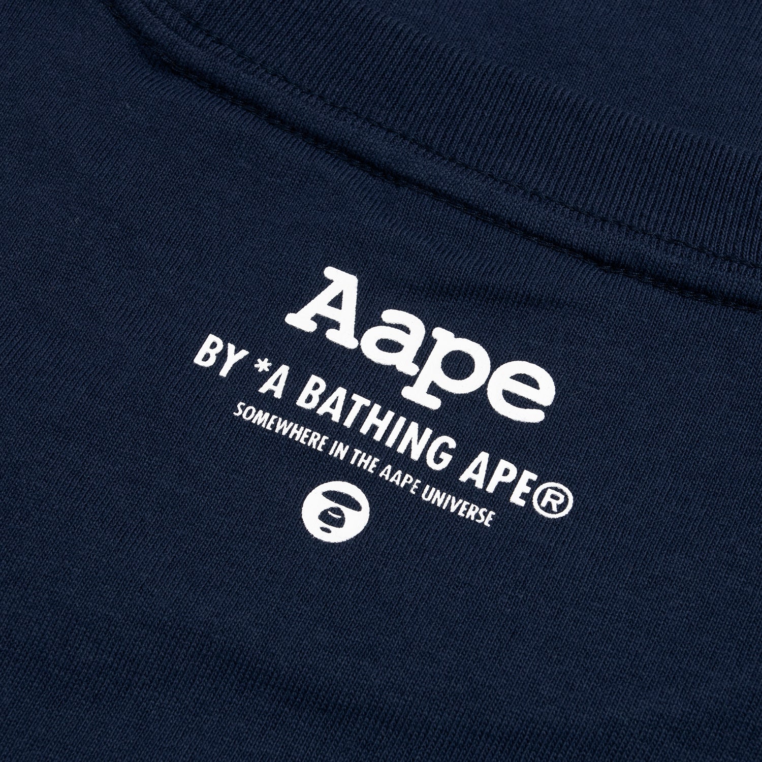 AAPE TONAL APE FACE POCKET TEE