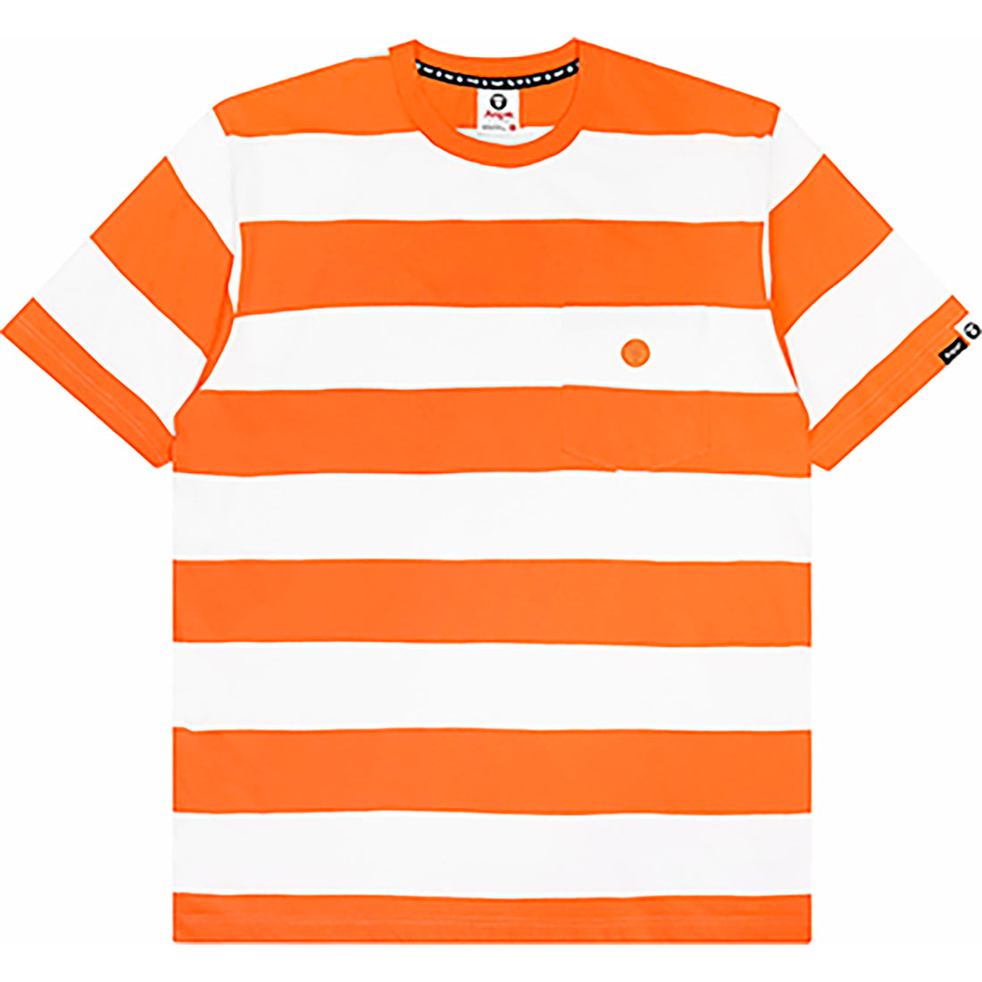 AAPE PATCH POCKET STRIPE TEE