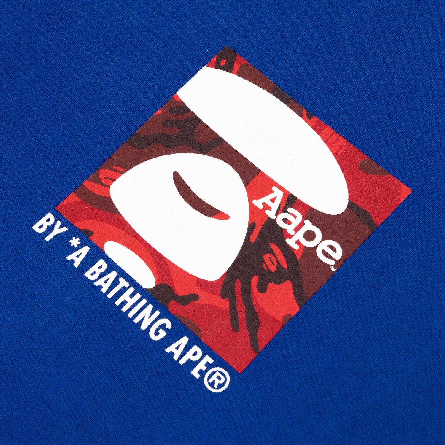 AAPE APE FACE BOX PRINT TEE