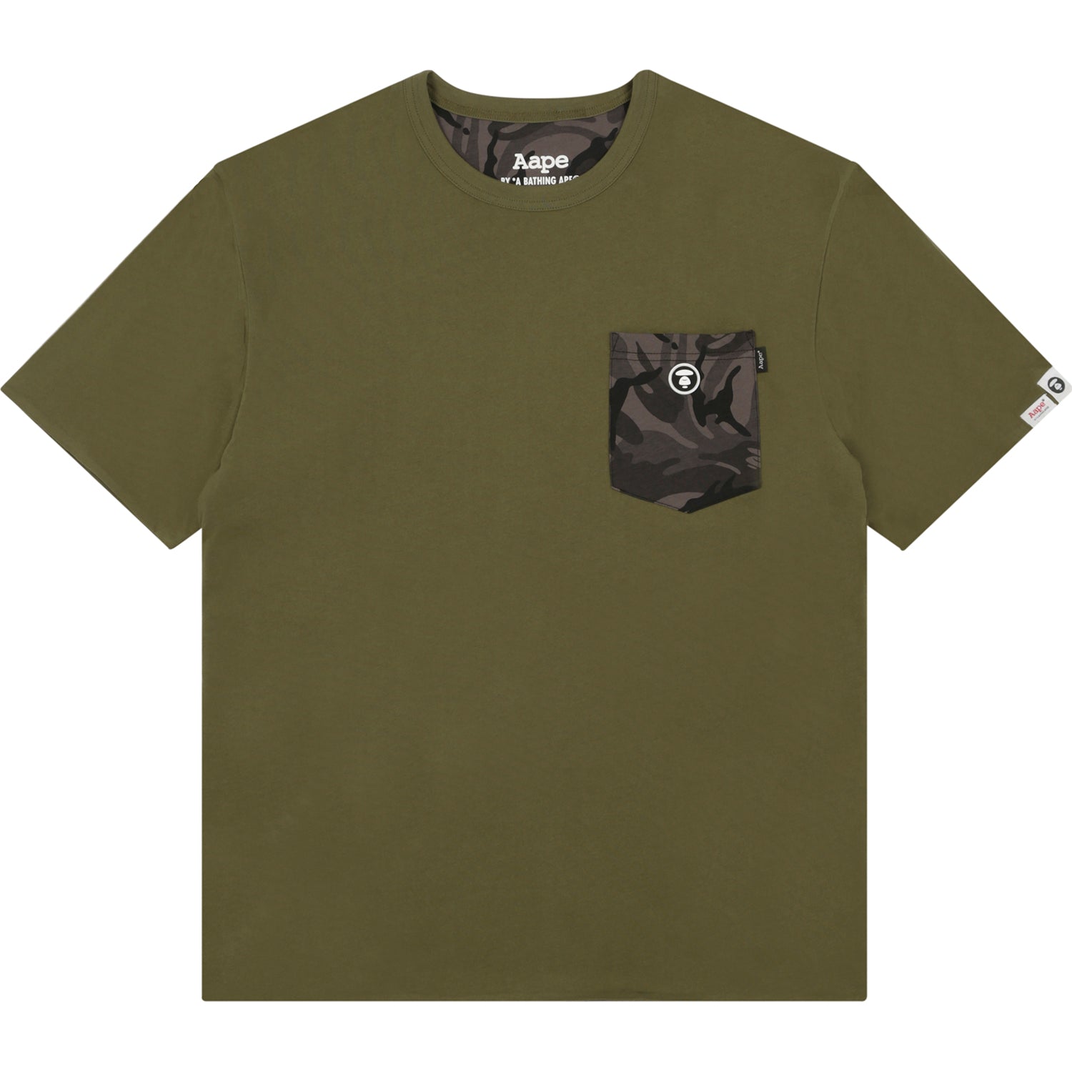 AAPE REVERSIBLE CAMO POCKET TEE