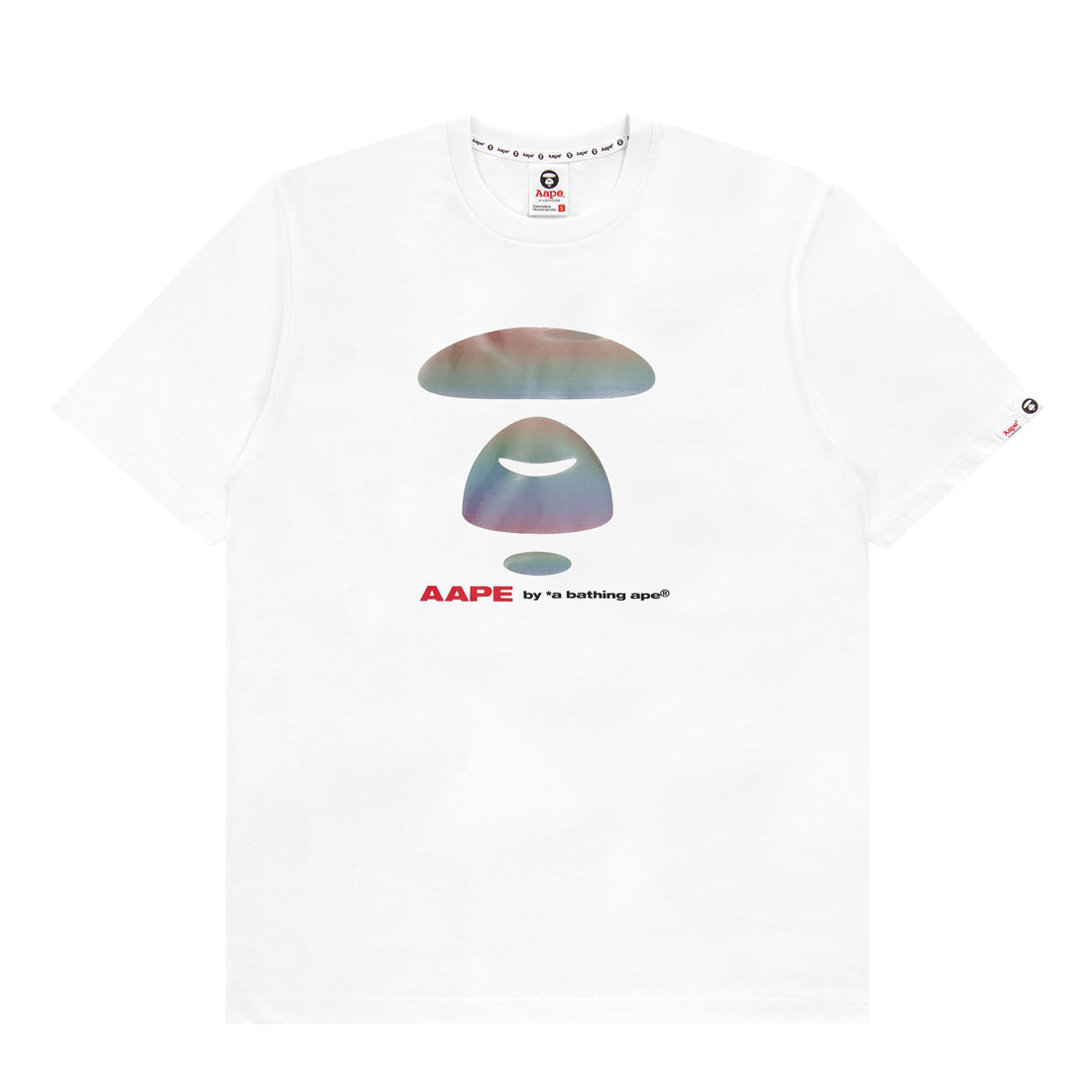 AAPE GRADIENT APE FACE TEE