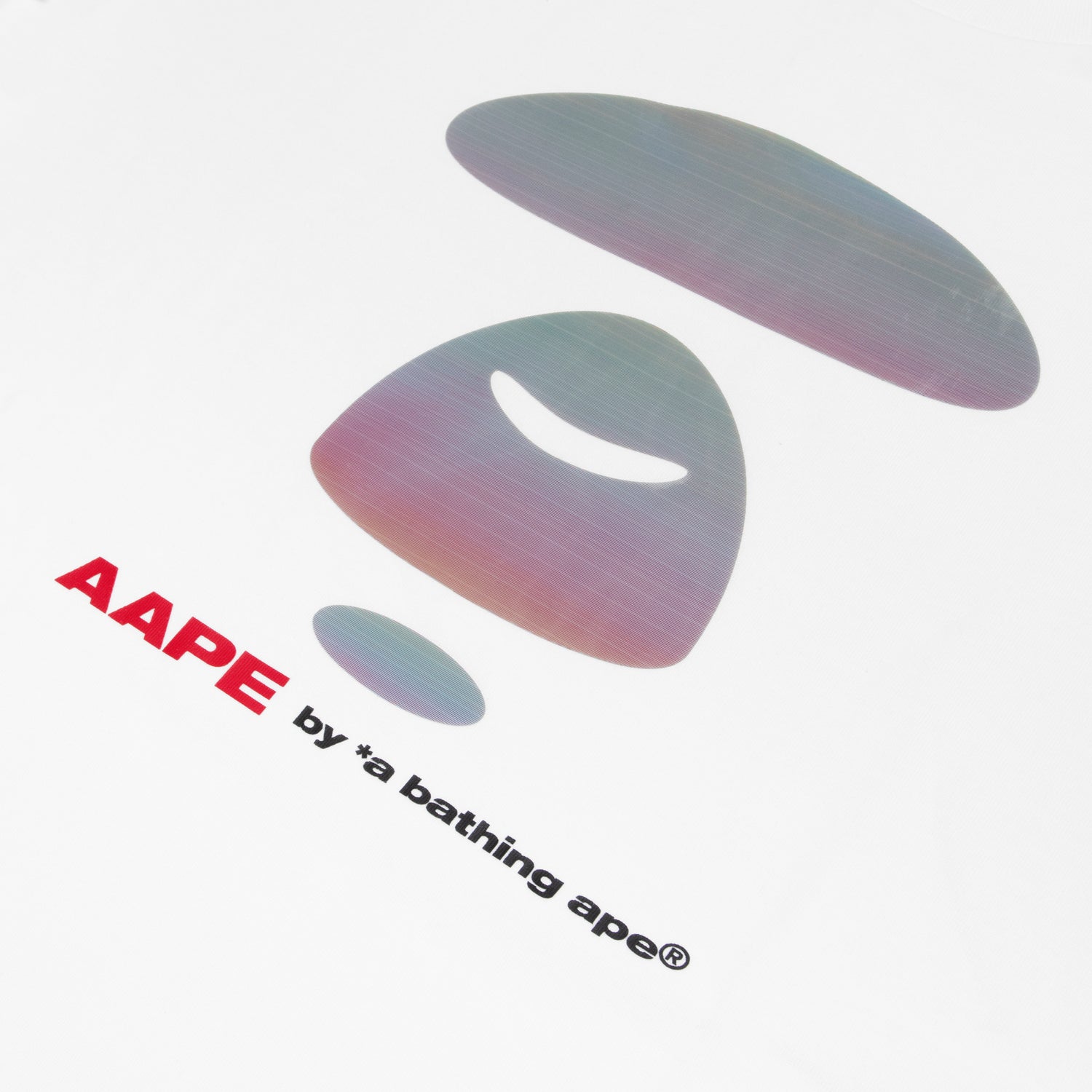 AAPE GRADIENT APE FACE TEE