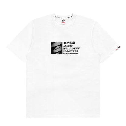 AAPE GRAPHIC SLOGAN PRINT TEE