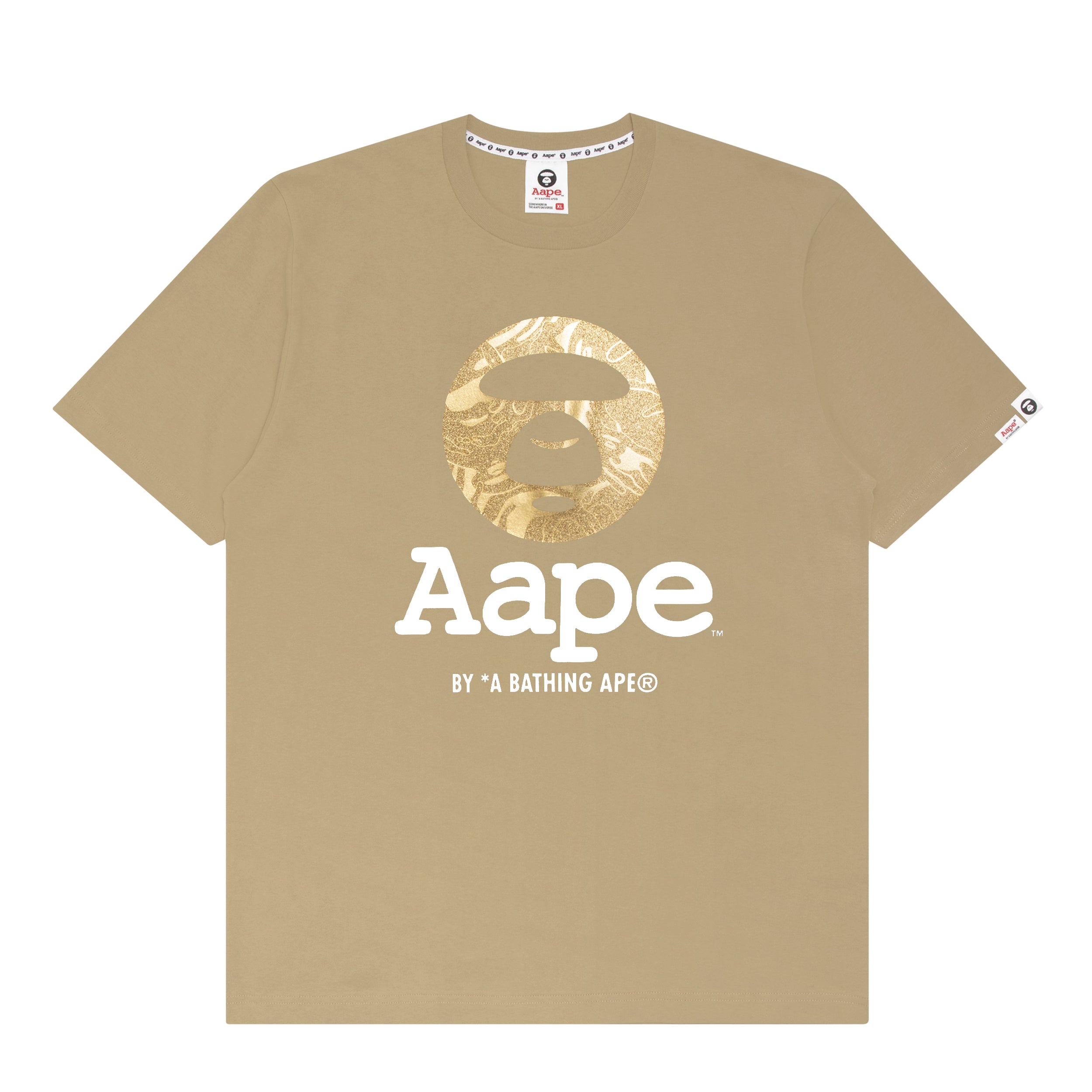 AAPE METALLIC APE FACE TEE