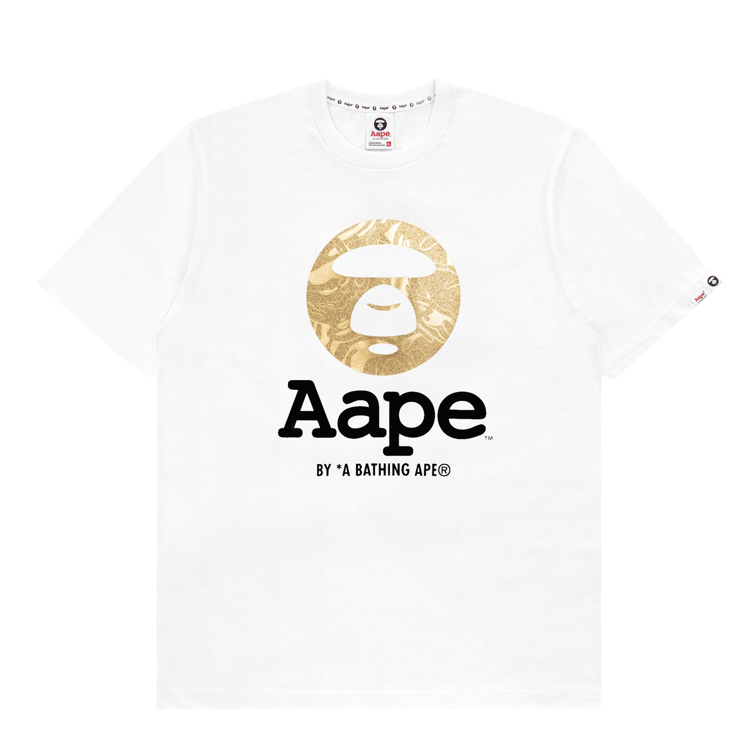 AAPE METALLIC APE FACE TEE