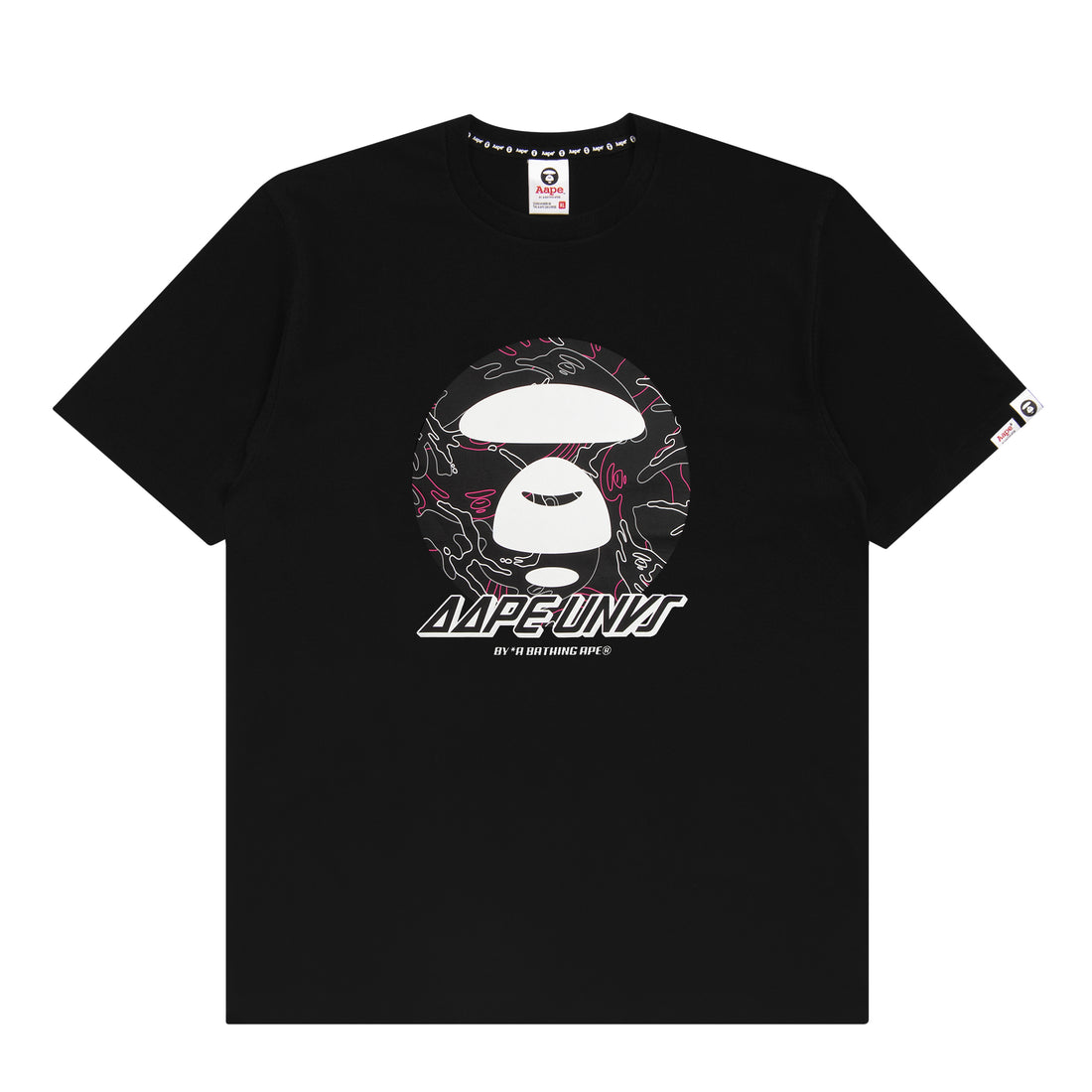 AAPE APE FACE GRAPHIC TEE