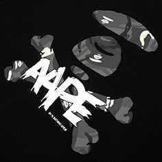 AAPE APE FACE SKULL LOGO TEE