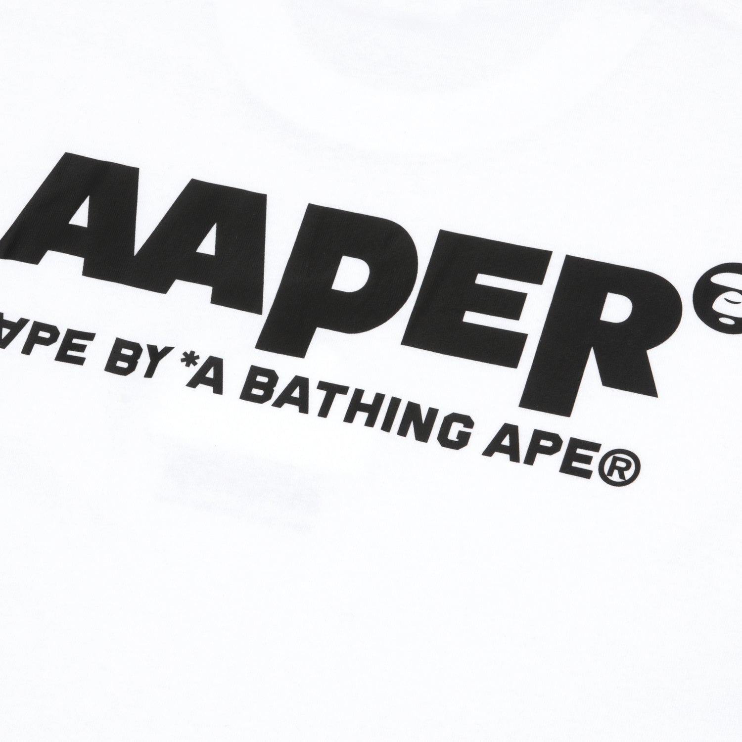 AAPE MOONFACE PRINTED TEE