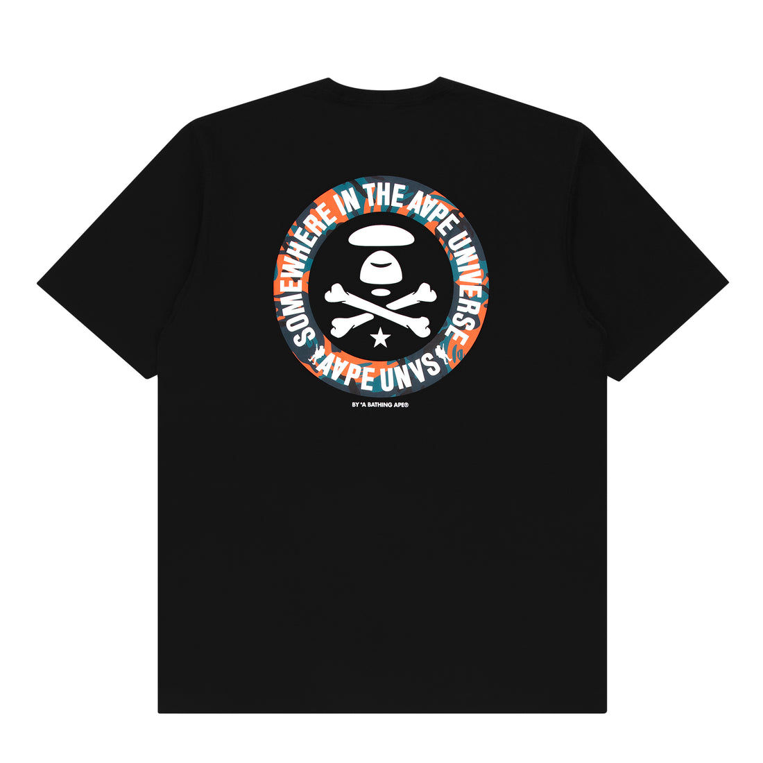 AAPE APE FACE COLLEGE TEE