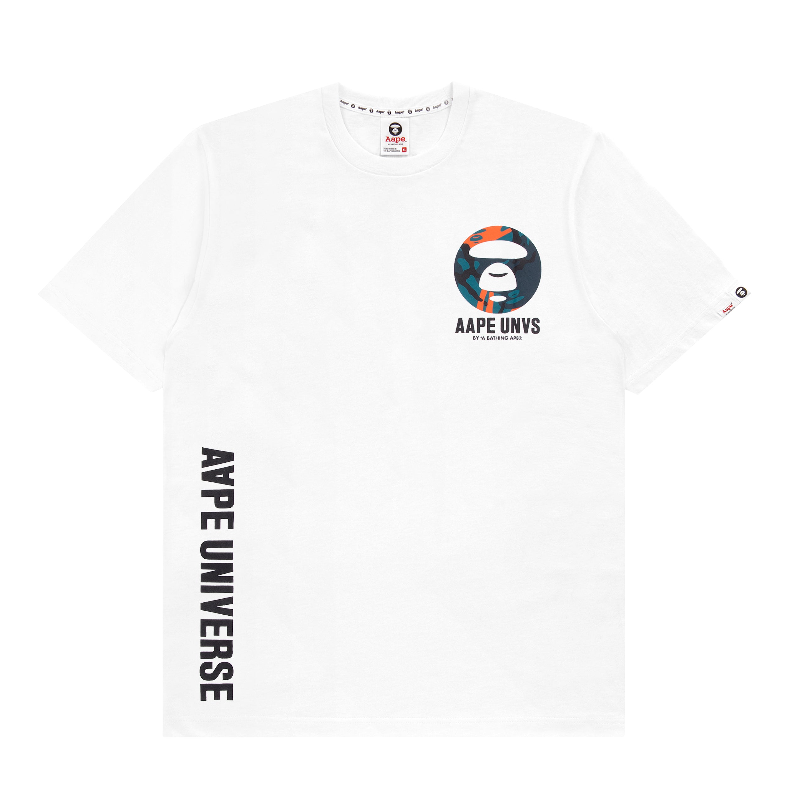 AAPE APE FACE COLLEGE TEE