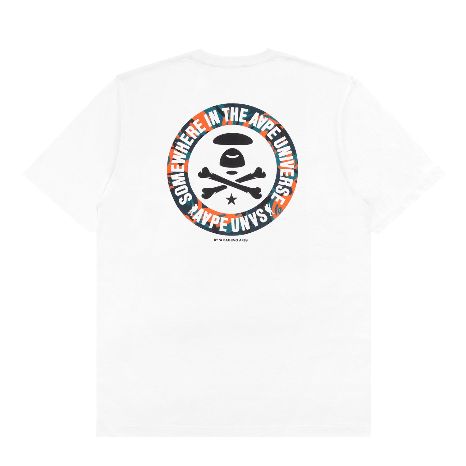 AAPE APE FACE COLLEGE TEE