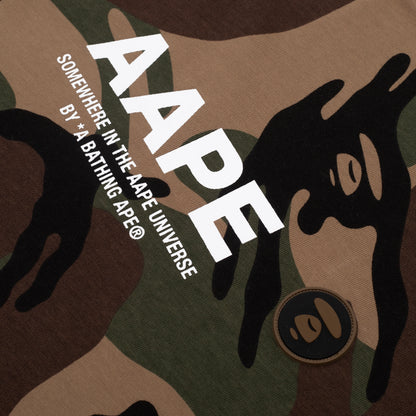 AAPE APE FACE SPLICED CAMO TEE