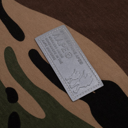 AAPE APE FACE SPLICED CAMO TEE