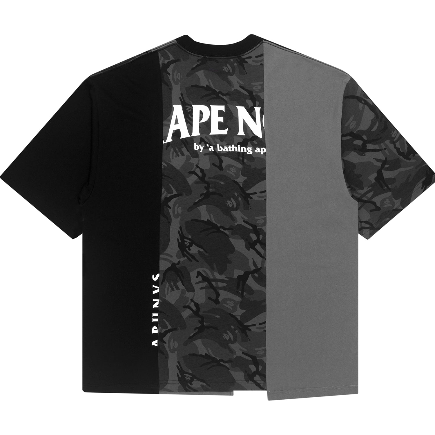 AAPE APE FACE SPLICED CAMO TEE