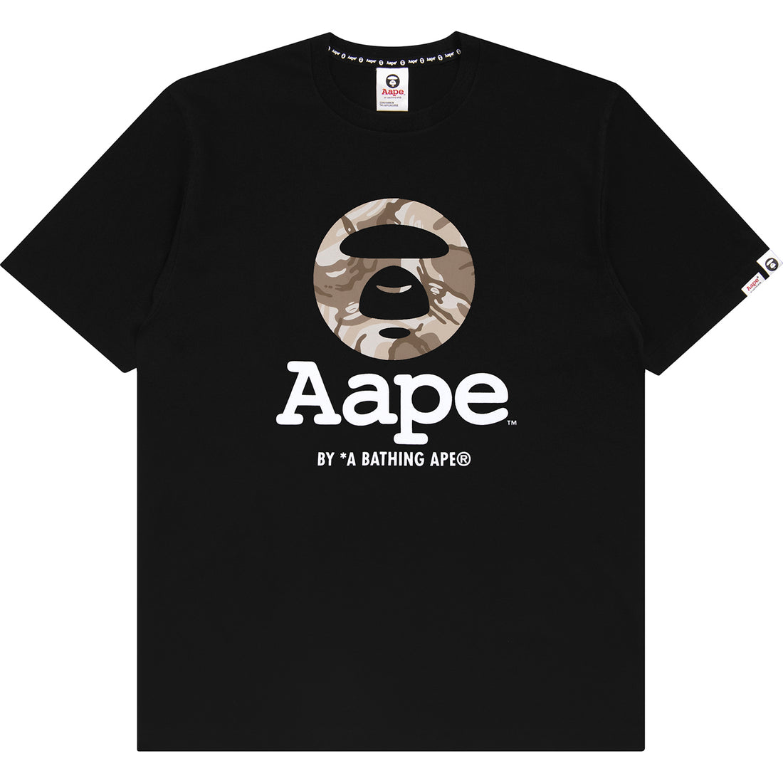 AAPE APE FACE LOGO TEE