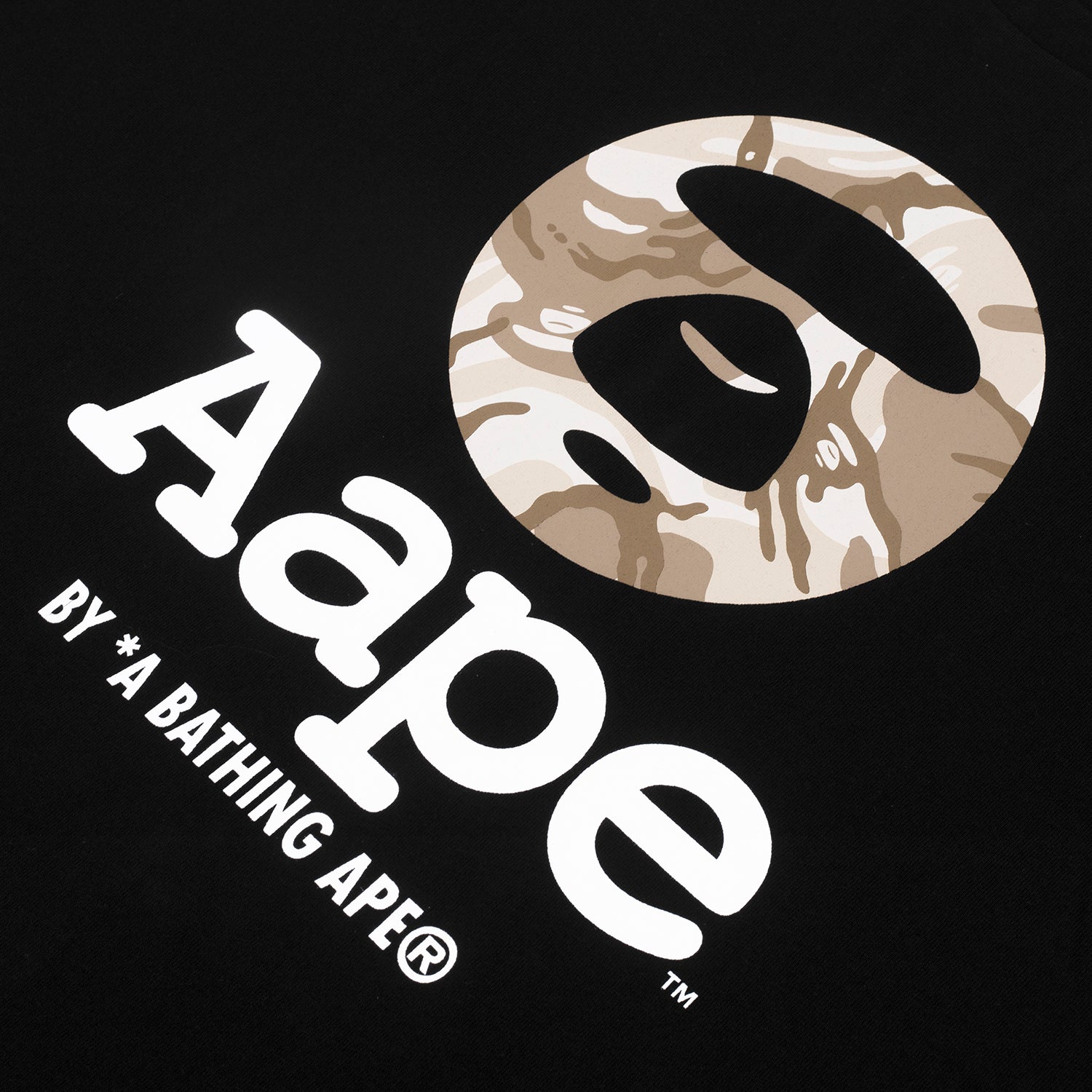 AAPE APE FACE LOGO TEE