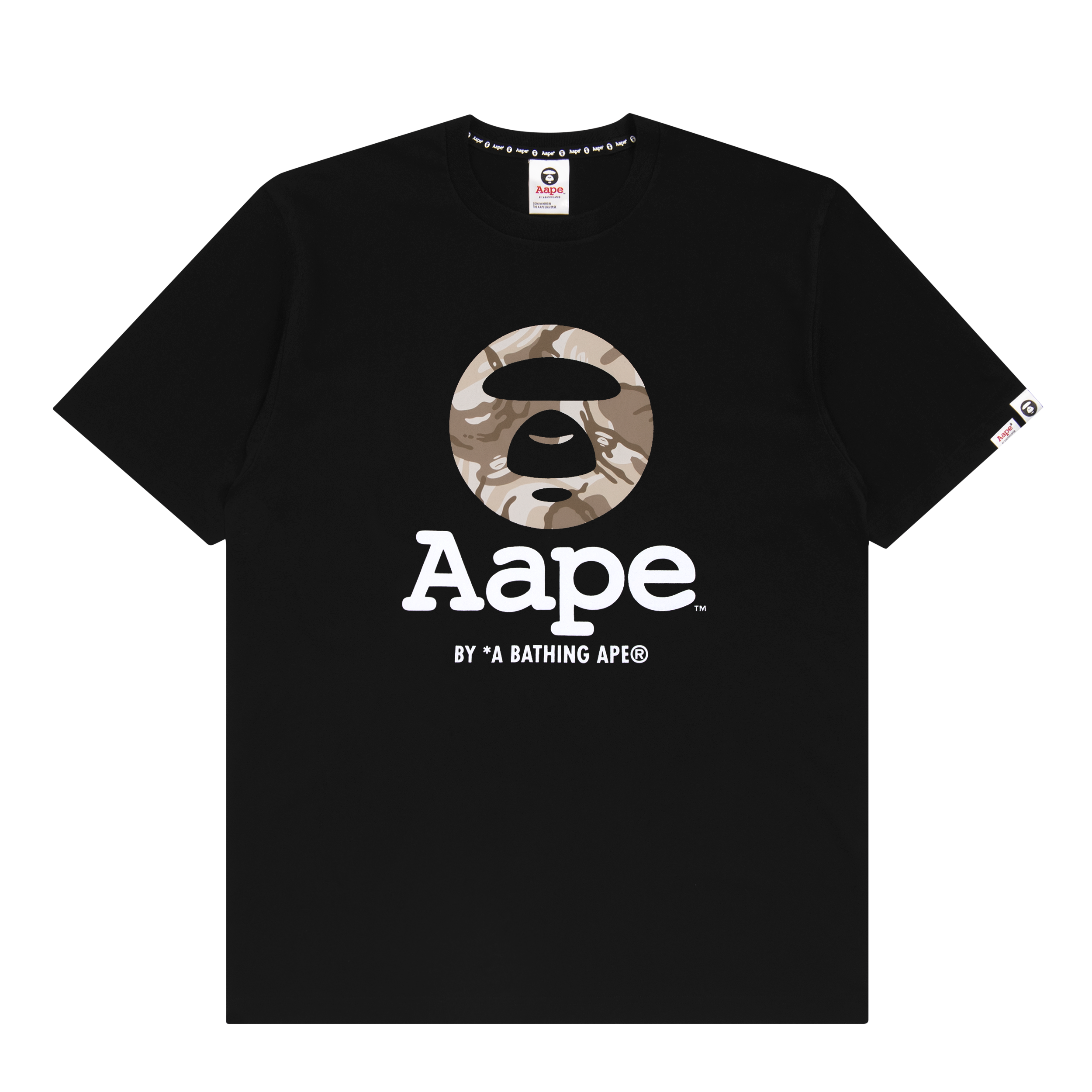 AAPE APE FACE LOGO TEE