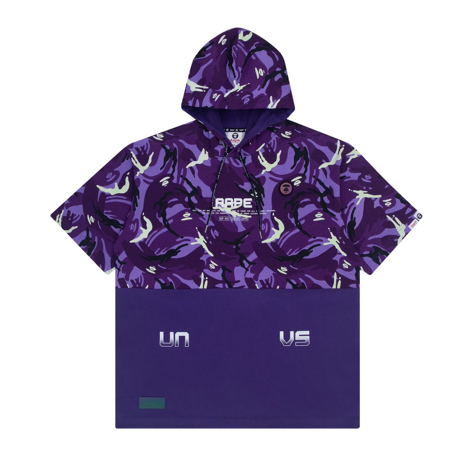 AAPE APE FACE HOODED TEE