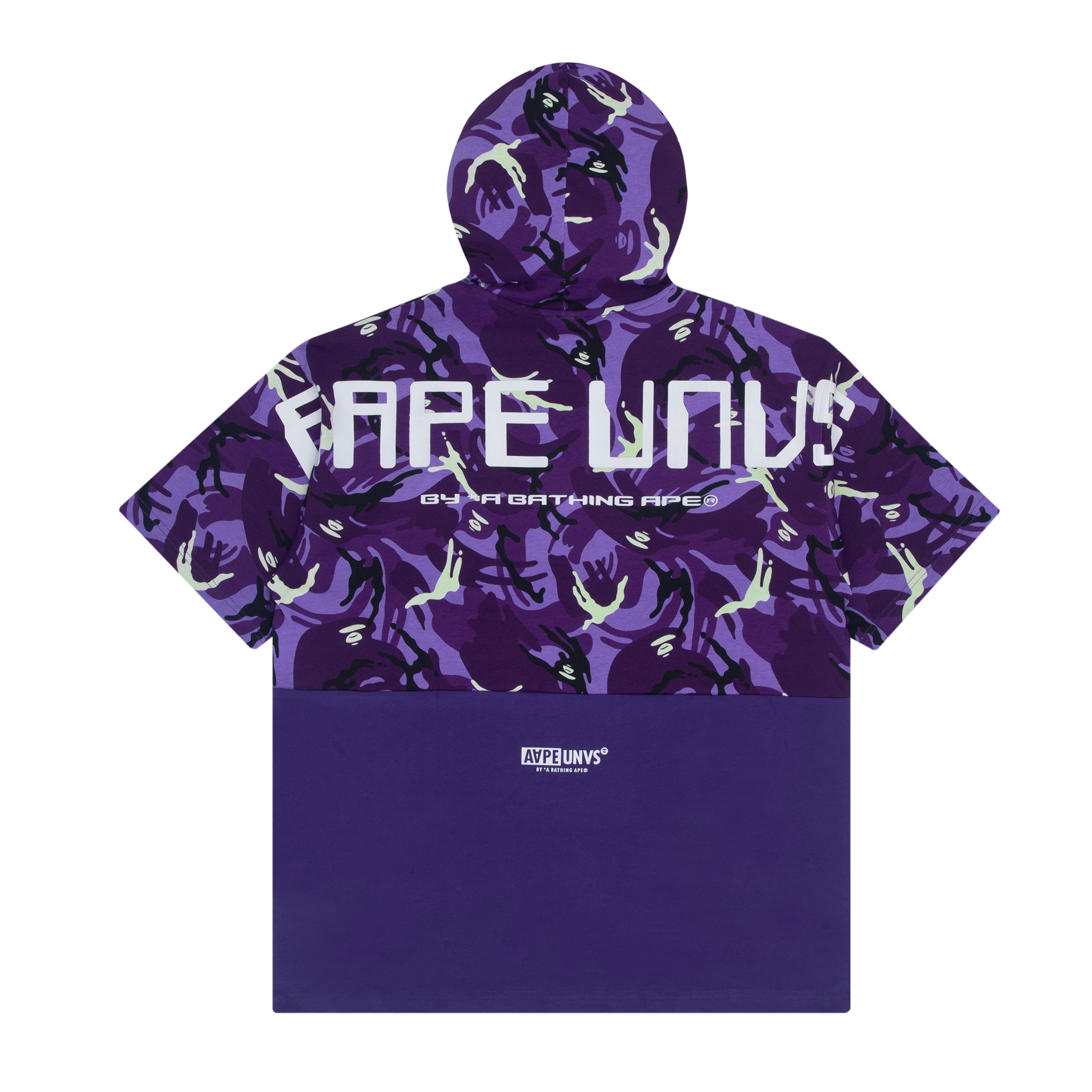 AAPE APE FACE HOODED TEE