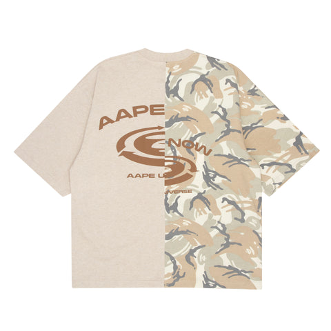 APE FACE CAMO COLOUR BLOCKED TEE
