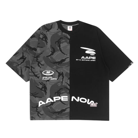 APE FACE CAMO COLOUR BLOCKED TEE