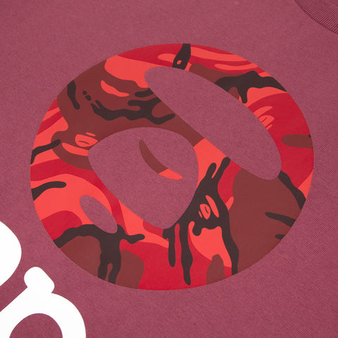 AAPE MOONFACE CAMO PRINT TEE