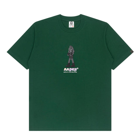 AAPE MOONFACE GRAPHIC PRINTED TEE