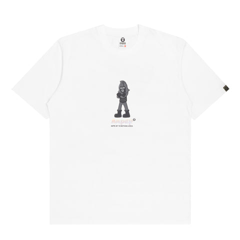 AAPE MOONFACE GRAPHIC PRINTED TEE