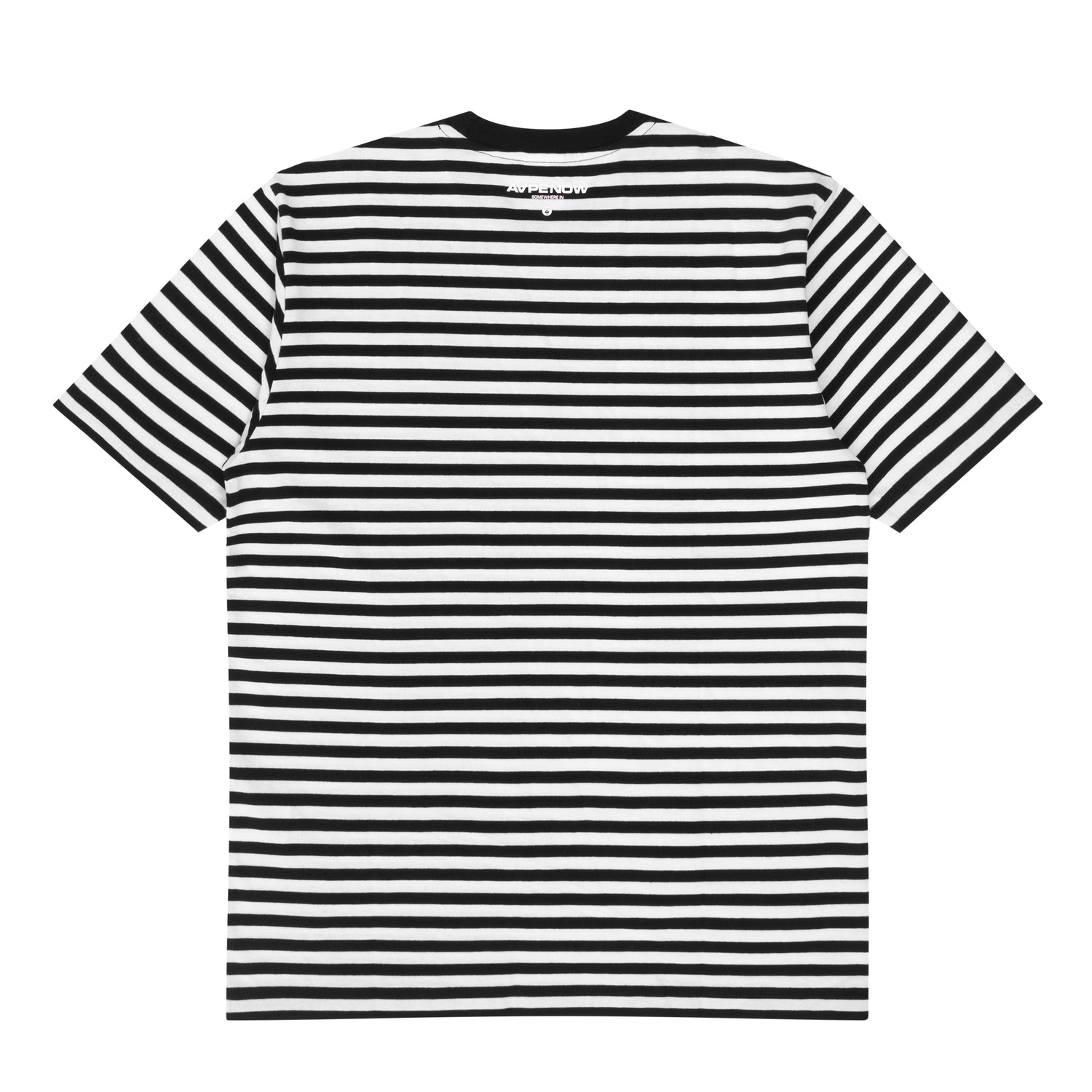 MOONFACE STRIPED COTTON TEE