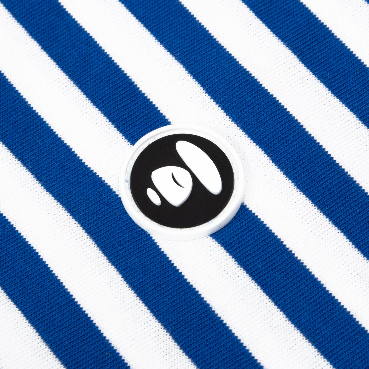 MOONFACE STRIPED COTTON TEE