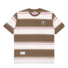 MOONFACE PATCH STRIPED TEE