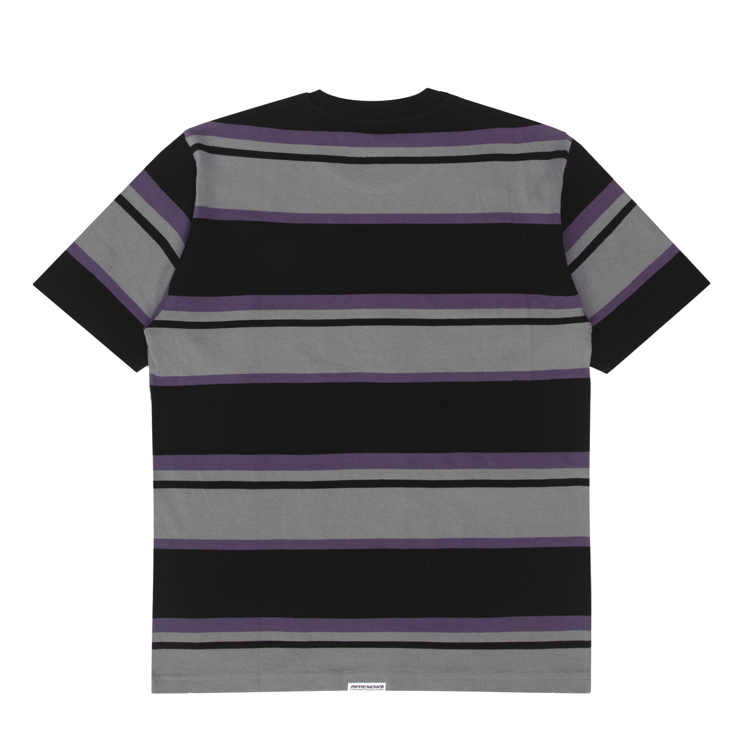 MOONFACE PATCH STRIPED TEE