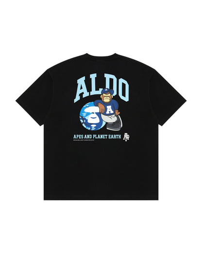 AAPER ALDO MOONFACE GRAPHIC TEE