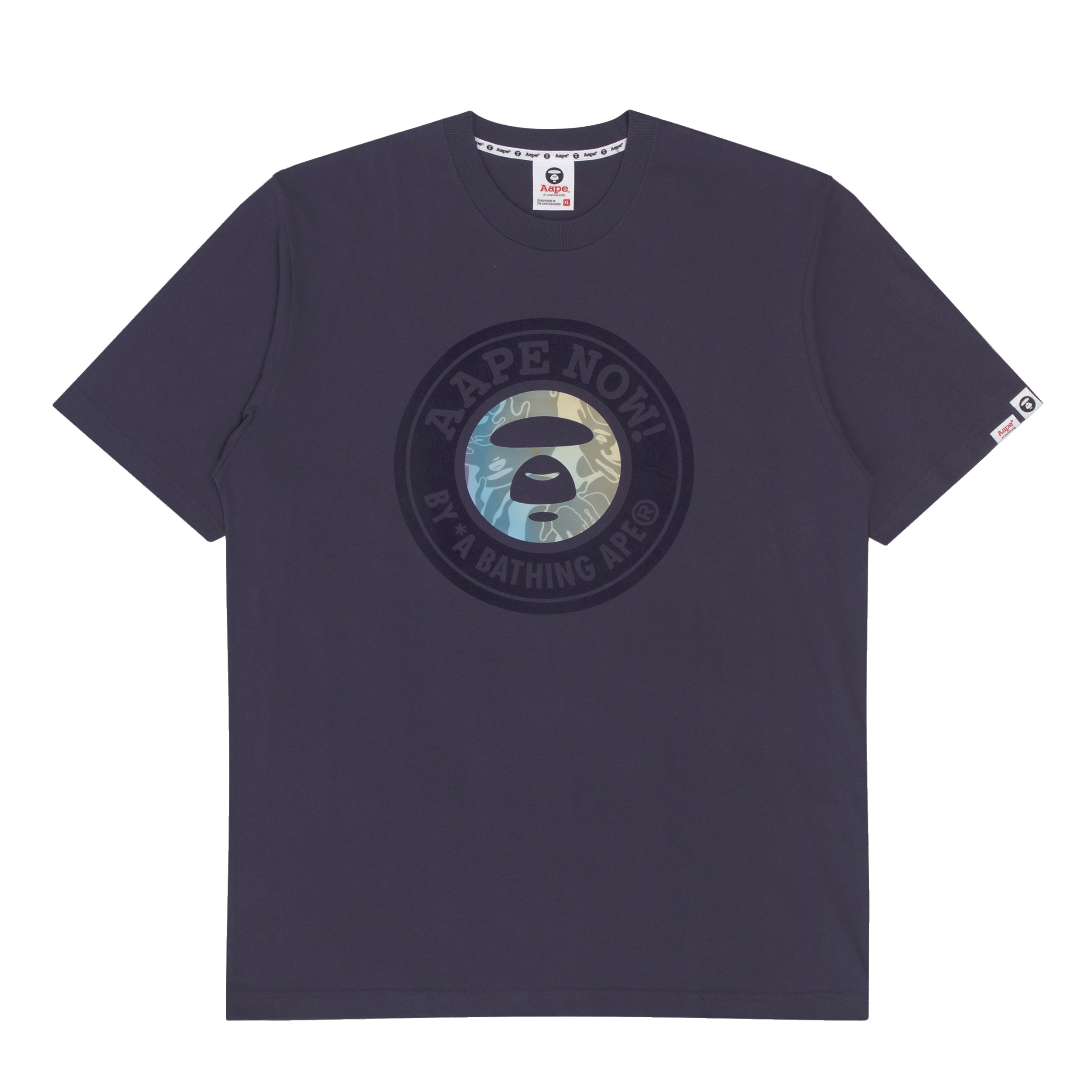 MOONFACE CAMO LOGO TEE