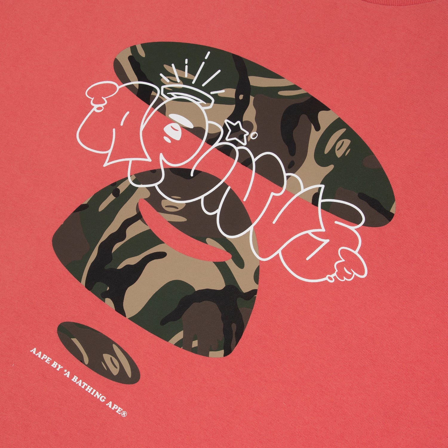 MOONFACE CAMO GRAPHIC TEE