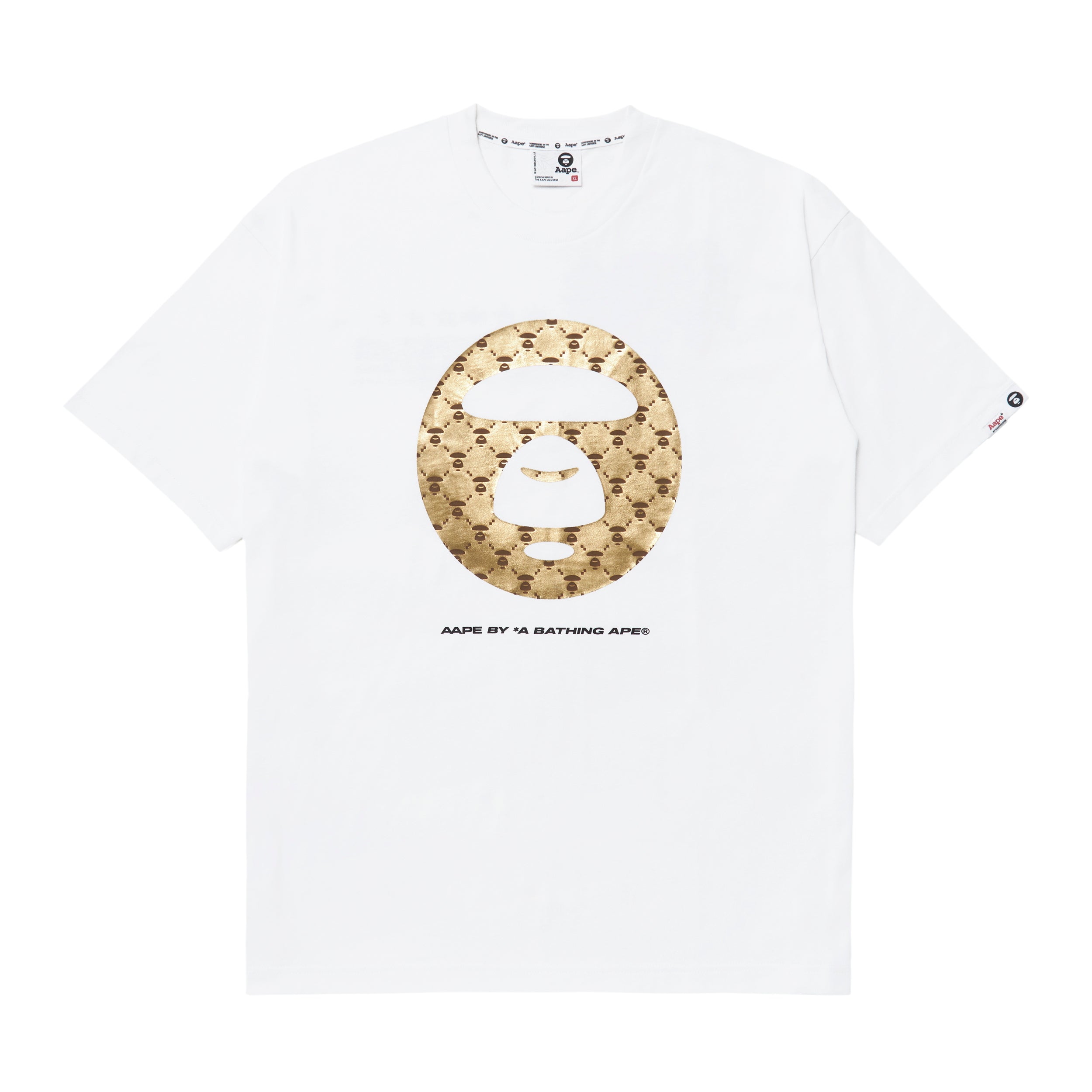 MOONFACE PATTERNED GRAPHIC TEE