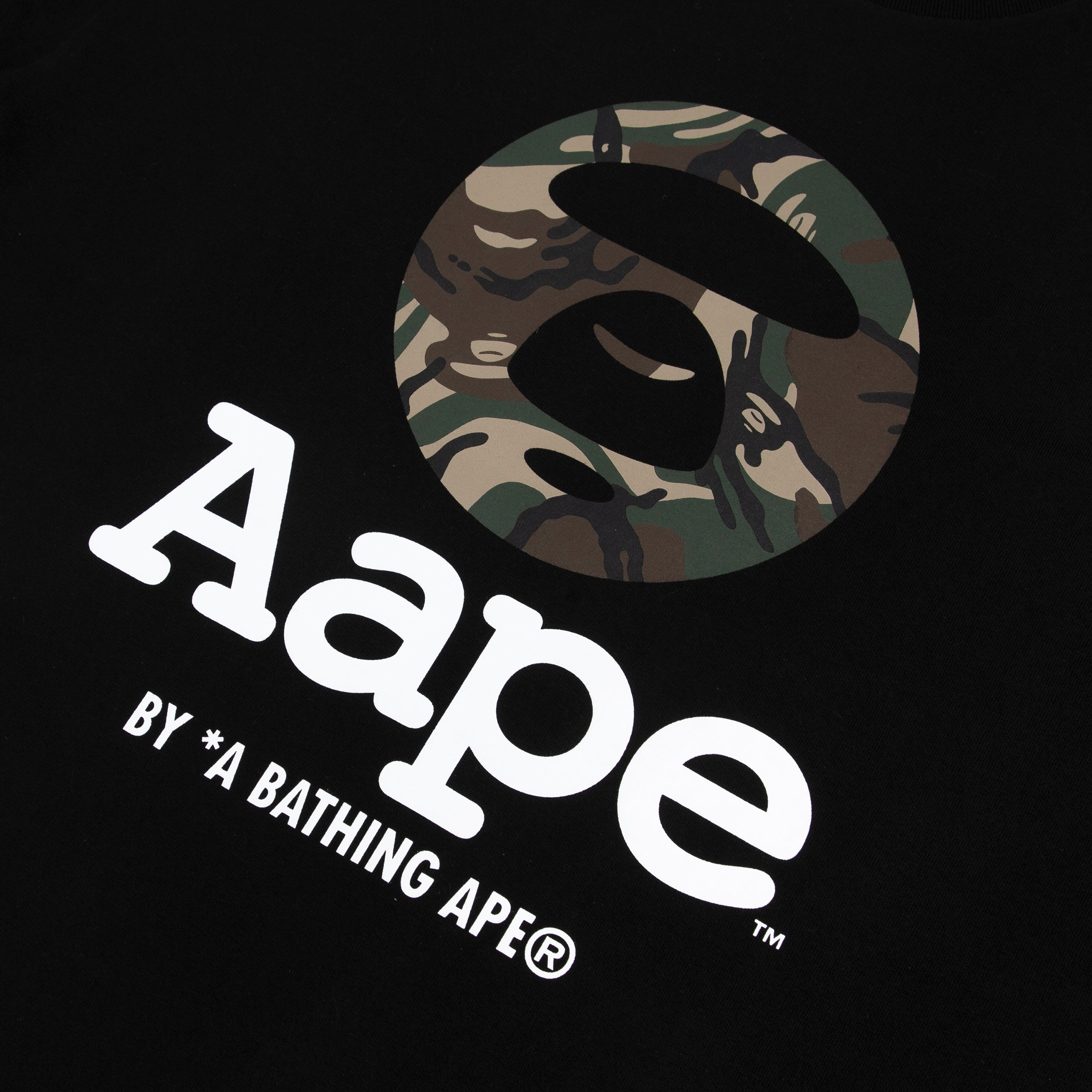 MOONFACE CAMO LOGO TEE