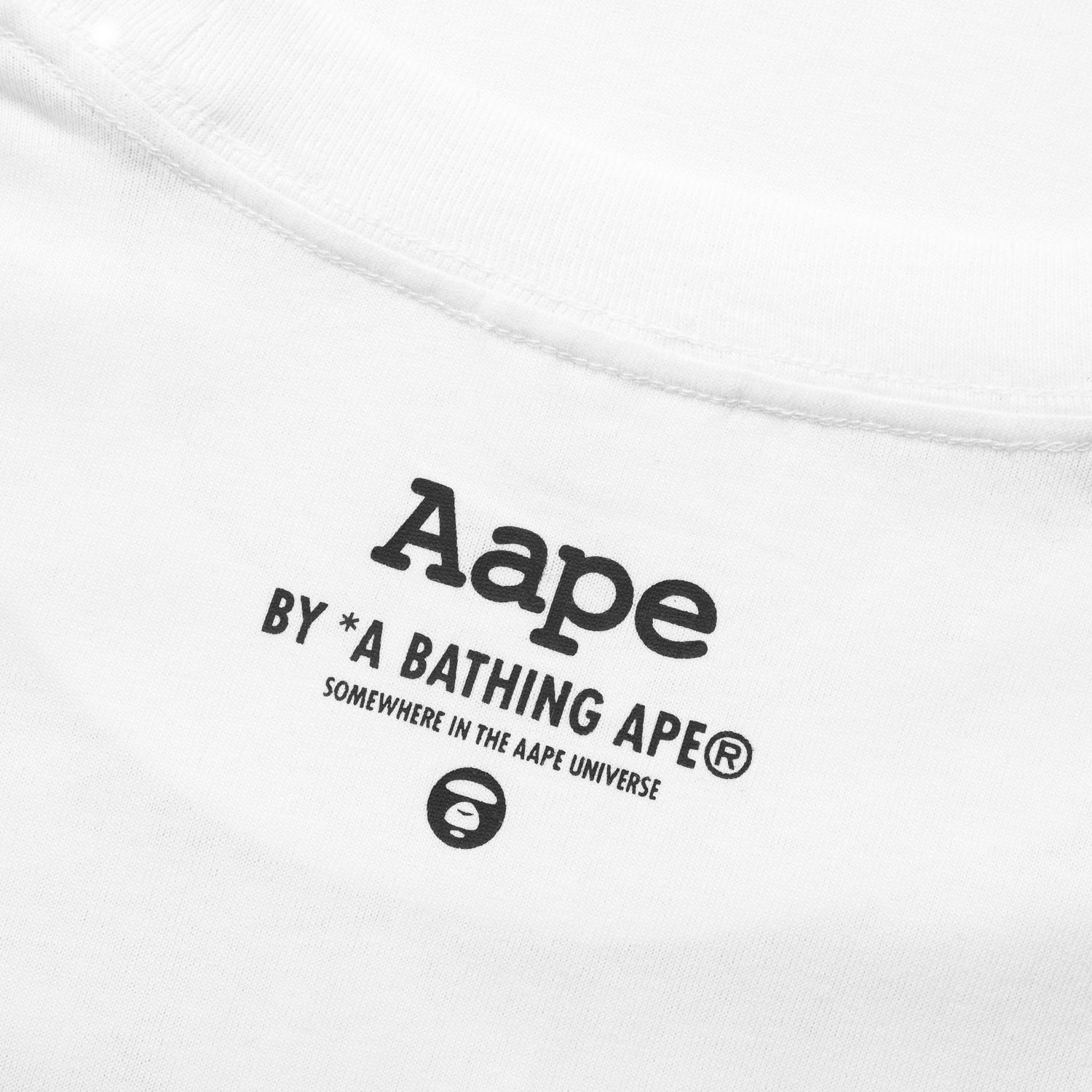 AAPE HOLOGRAPHIC LOGO TEE