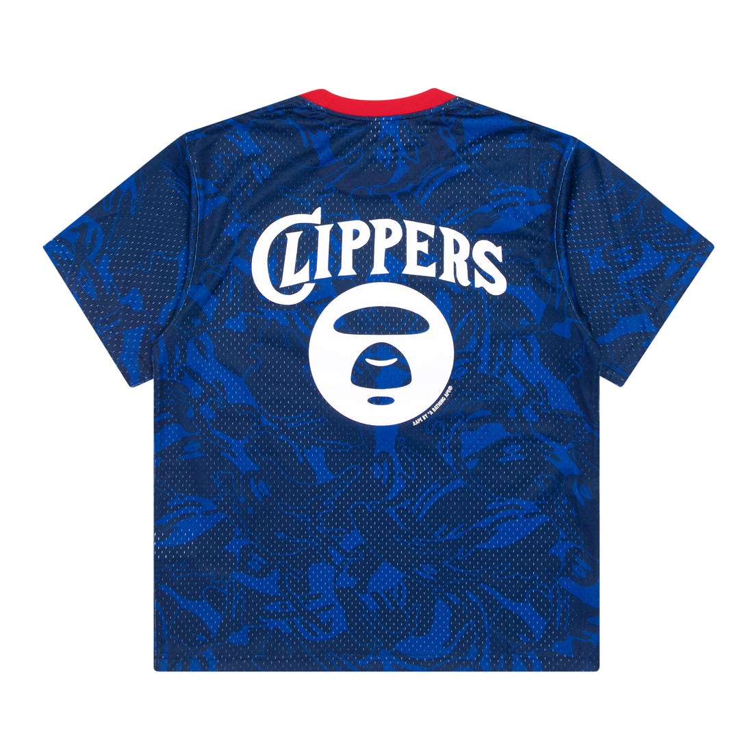 AAPE X MITCHELL &amp; NESS CLIPPERS MESH TEE