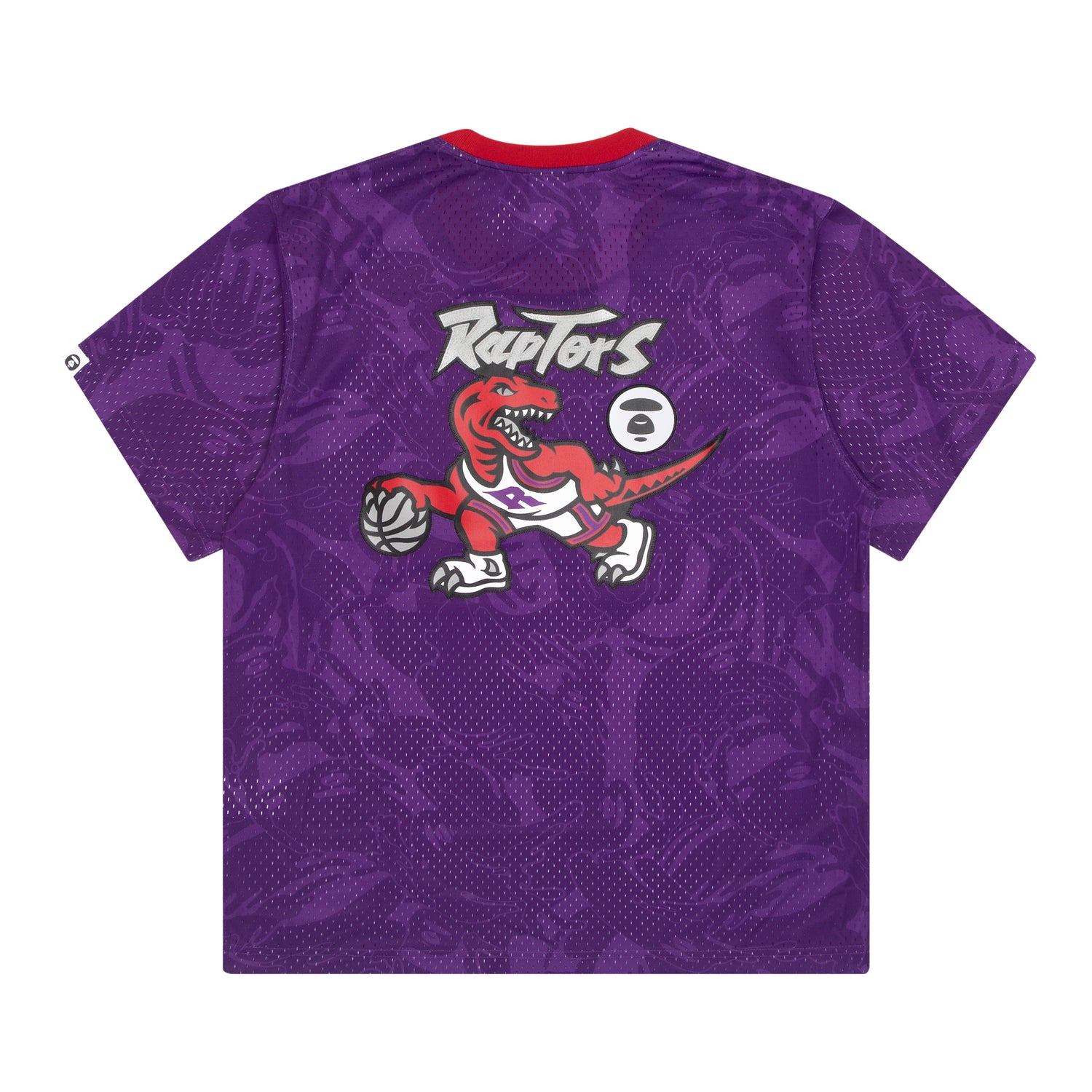 AAPE X MITCHELL &amp; NESS RAPTORS MESH TEE