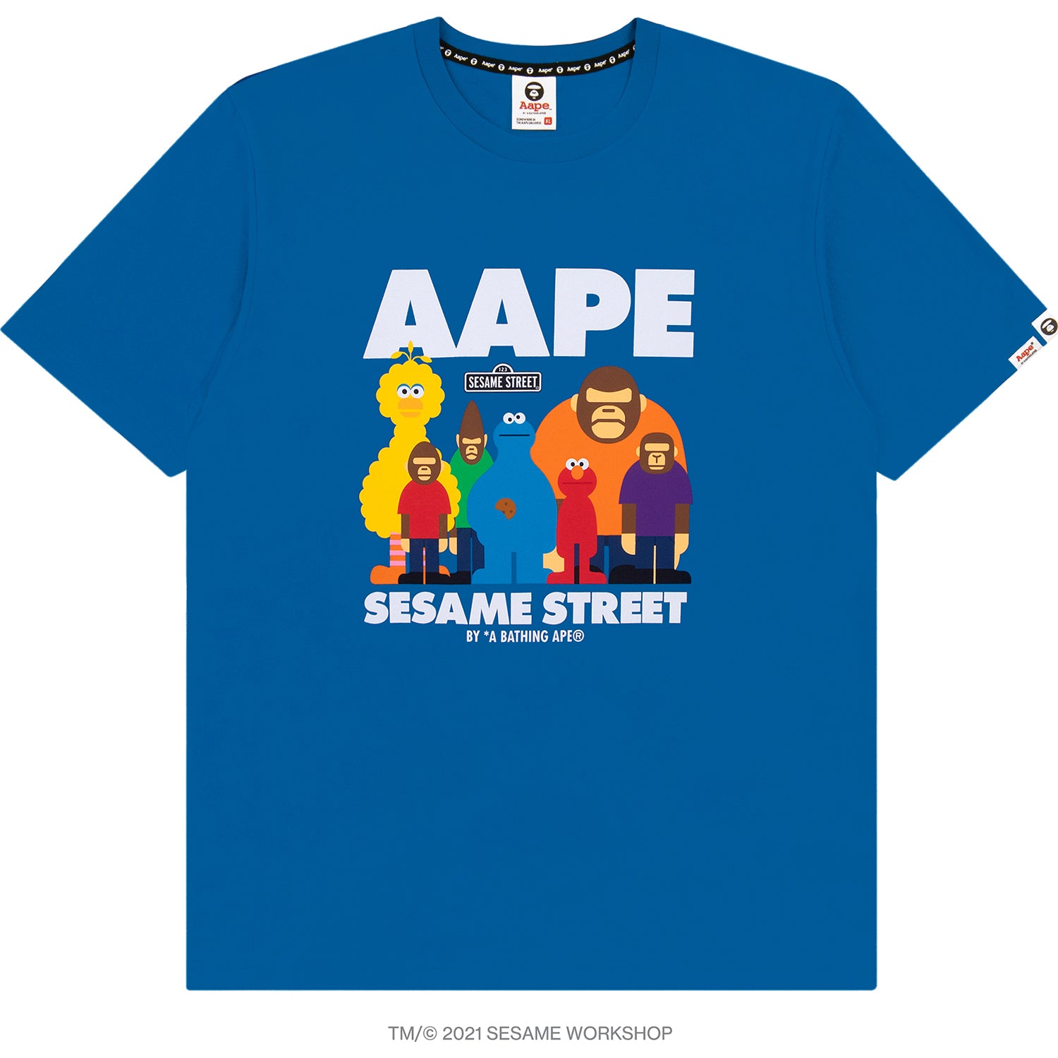 AAPE X SESAME STREET PRINT TEE