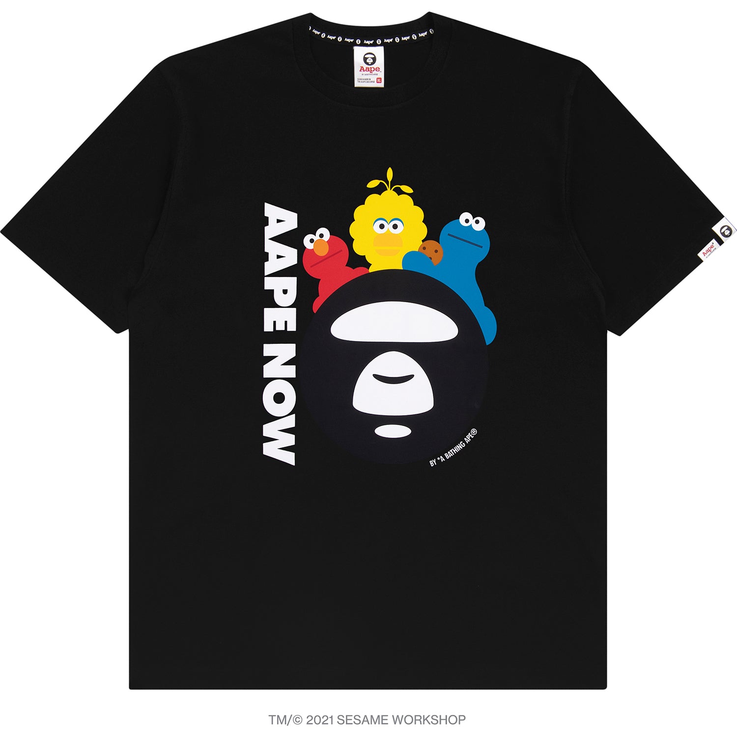 AAPE X SESAME STREET PRINT TEE