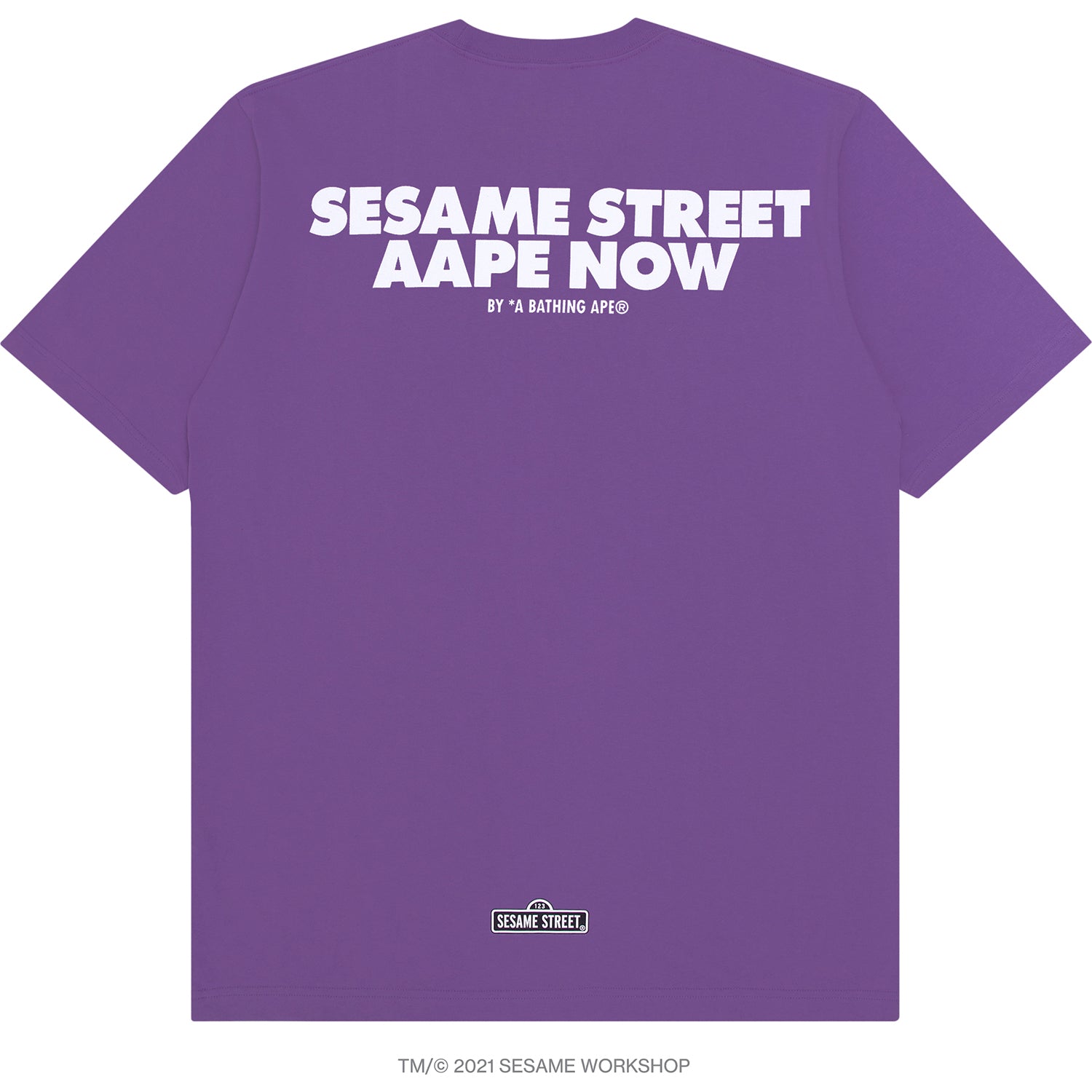 AAPE X SESAME STREET PRINT TEE