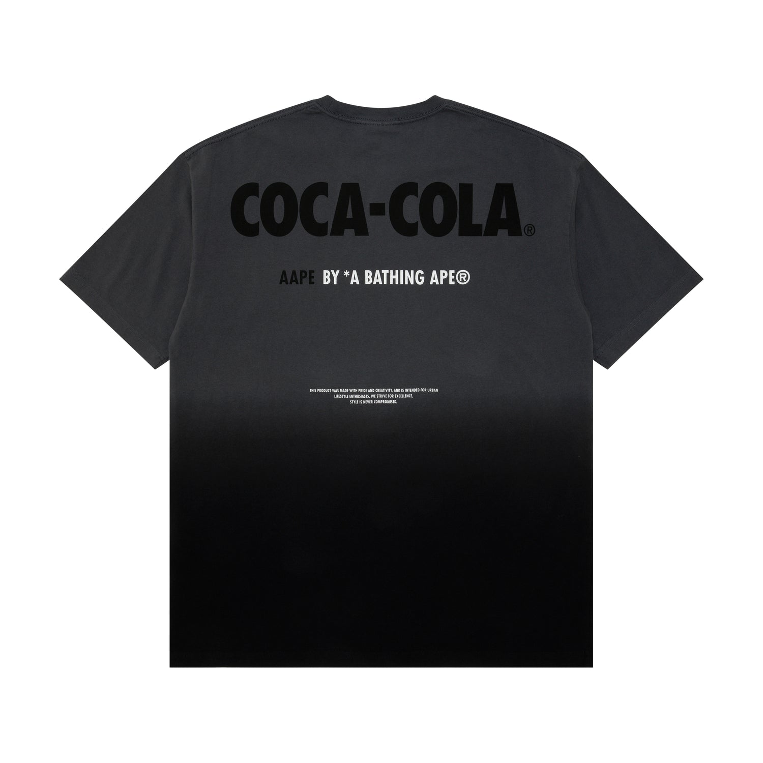 AAPE X COCA-COLA MOONFACE GRADIENT TEE