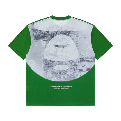 AAPE X COCA-COLA MOONFACE GRAPHIC TEE