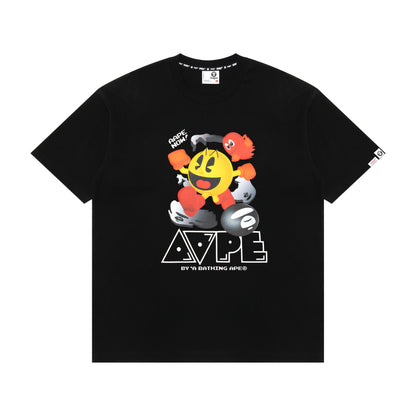 AAPE X PAC-MAN MOONFACE GRAPHIC TEE