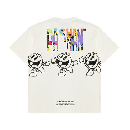 AAPE X PAC-MAN GRAPHIC PRINTED TEE