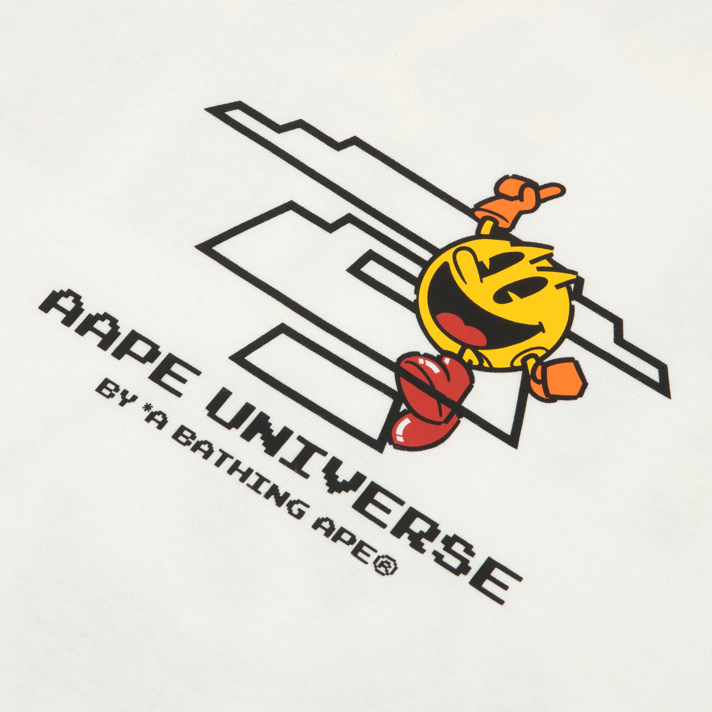 AAPE X PAC-MAN GRAPHIC PRINTED TEE