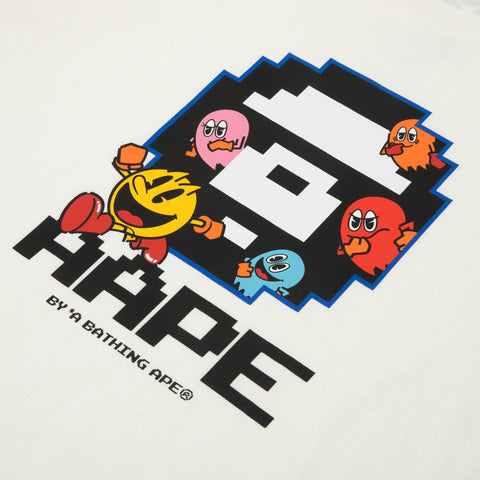 AAPE X PAC-MAN MOONFACE GRAPHIC TEE
